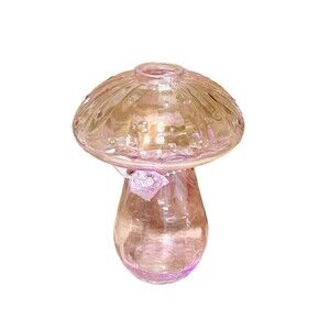 Glass Mushroom Vase Planter 5.25" - Target Bullseye Spring 2024 - Purple - New